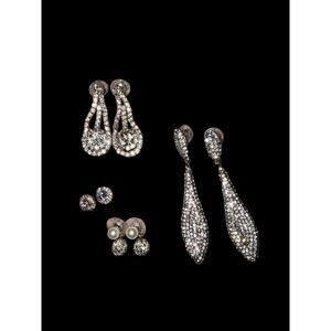 Lot of 4 statement Earrings